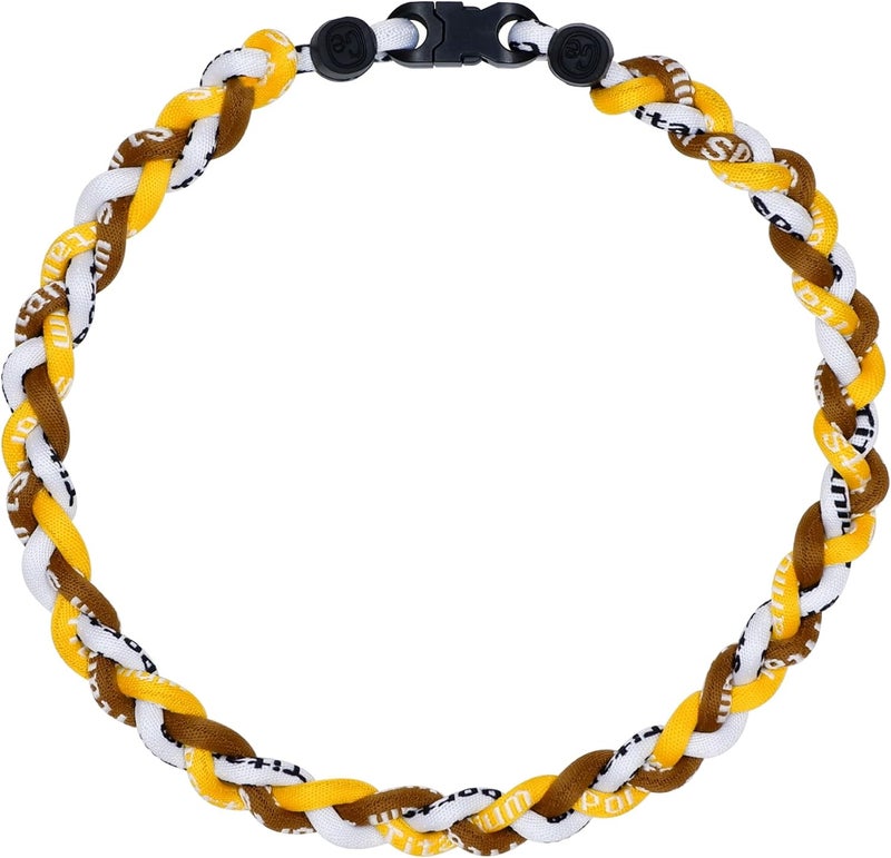 SUPBOMM Baseball Rope Necklaces, League Team Colors Braided Necklace, Baseball Team Gifts - Image 1